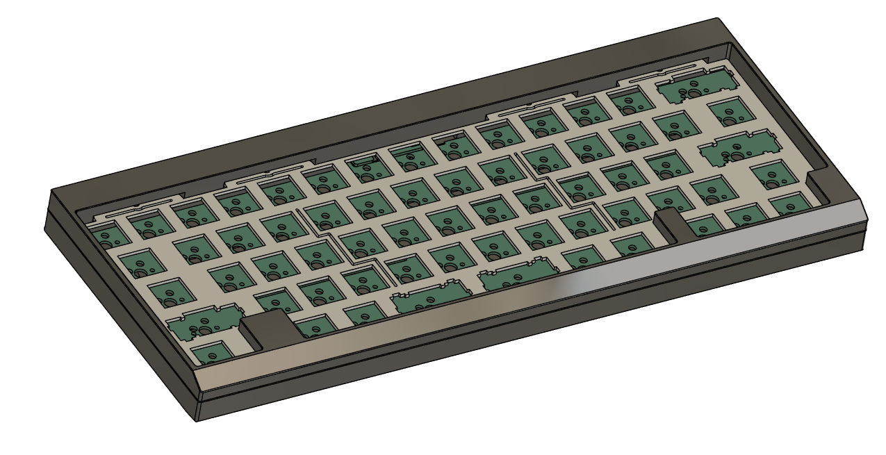 [自キ]BNY6XV3　ガスケットマウントキーボード作る①設計